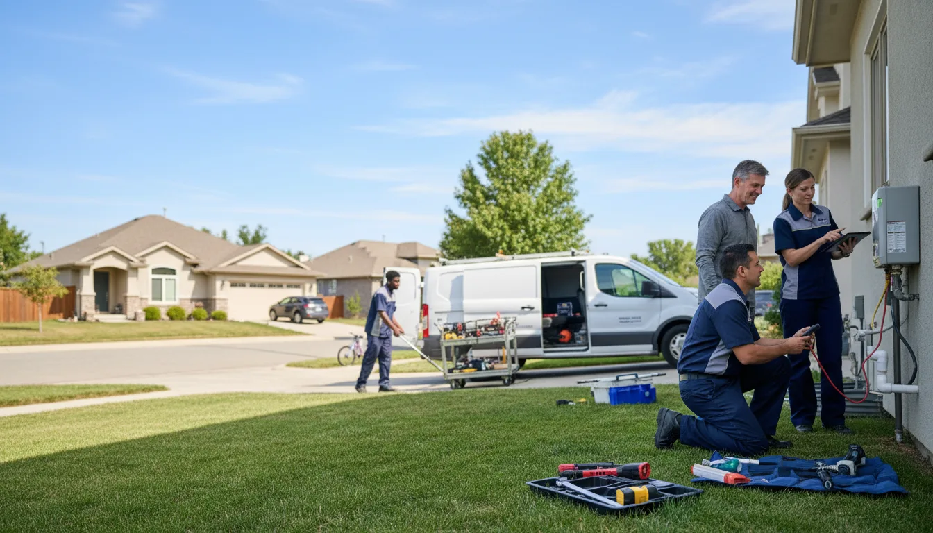 Tankless water heater service in Junior, WV
